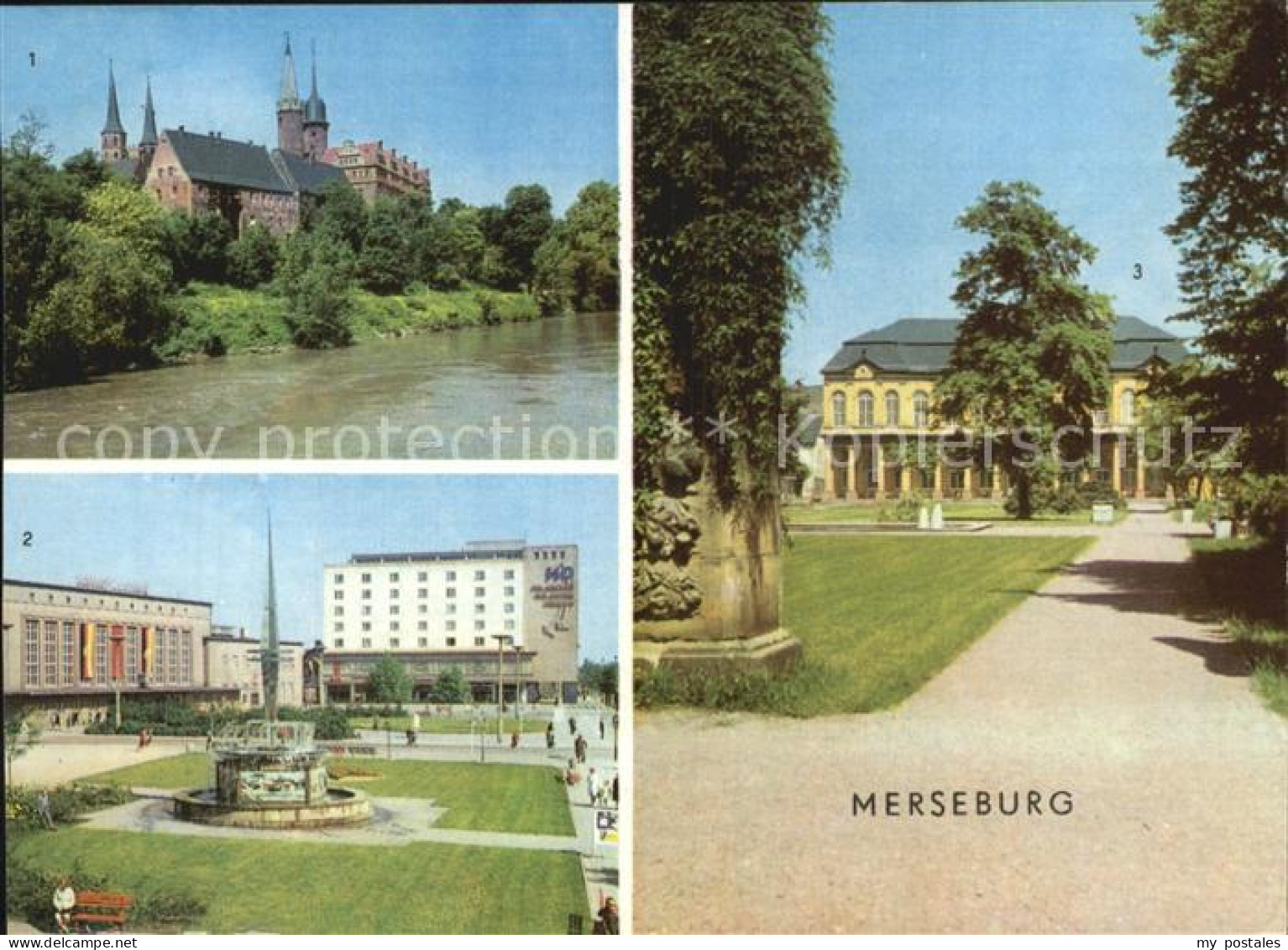 72546308 Merseburg Saale Schloss Dom Gagarinplatz Schlossgarten Merseburg - Merseburg