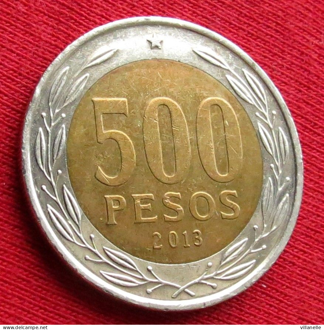 Chile 500 Pesos 2013 KM# 235 Lt 44 *V2T  Chili - Chili
