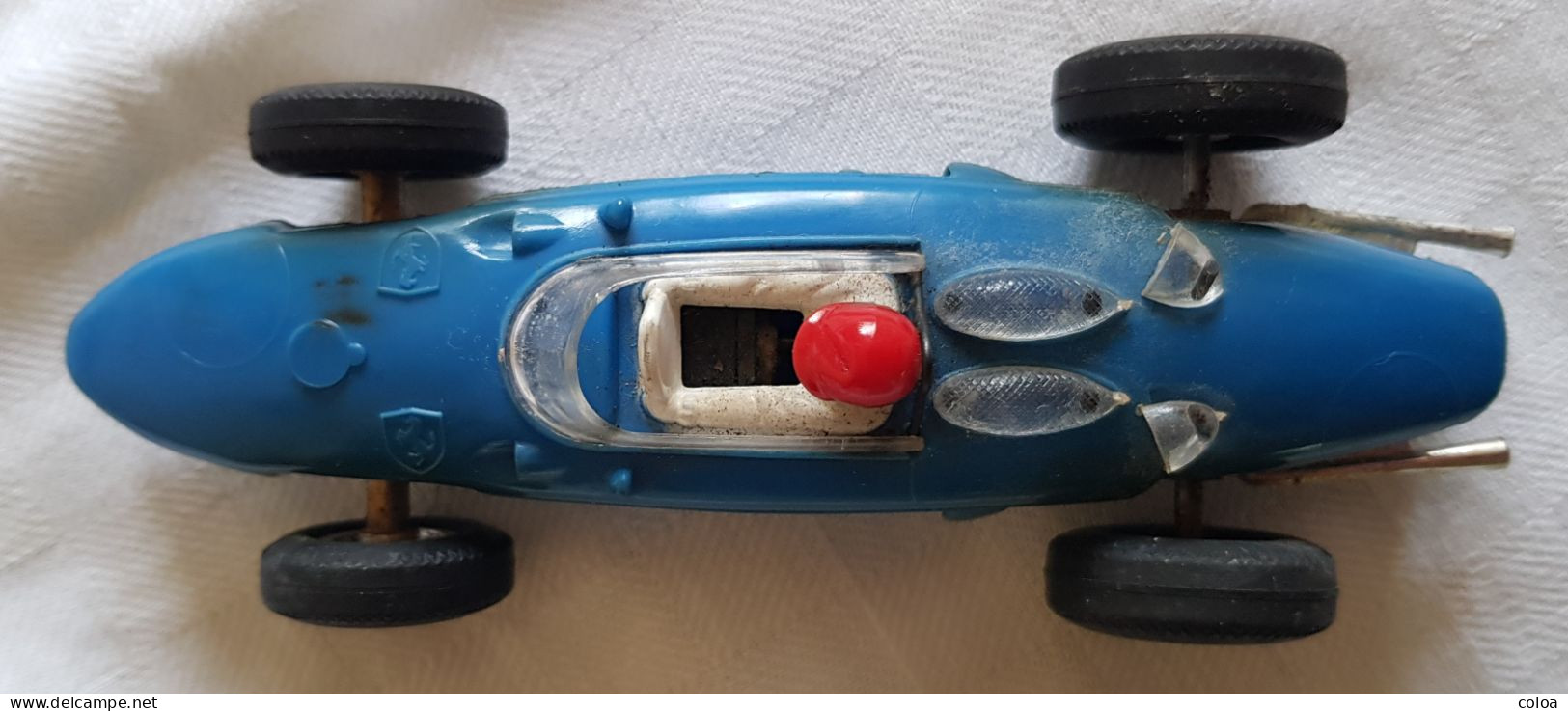 Voiture De Circuit électrique TRIANG SCALEXTRIC Ferrari MM / C62 Bleue - Circuiti Automobilistici