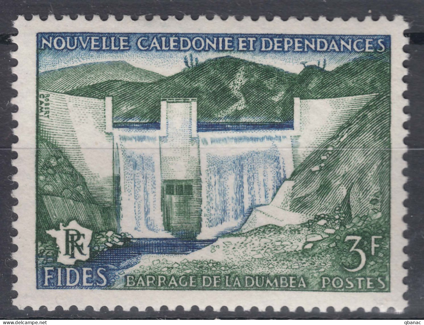 New Caledonia Nouvelle Caledonie 1956 Mi#360 Mint Hinged - Unused Stamps