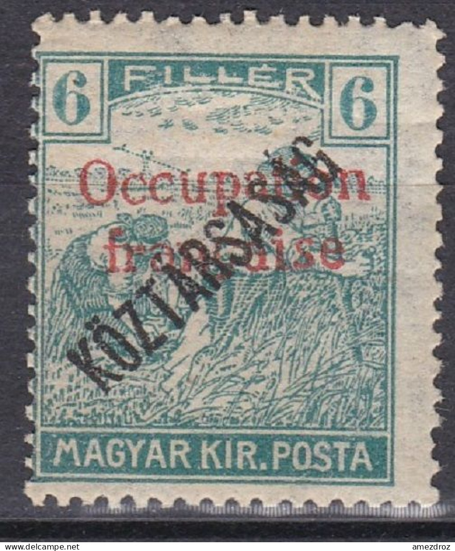 Hongrie Arad 1919  Mi 34 NMH ** Moissonneurs   (A8) - Unused Stamps