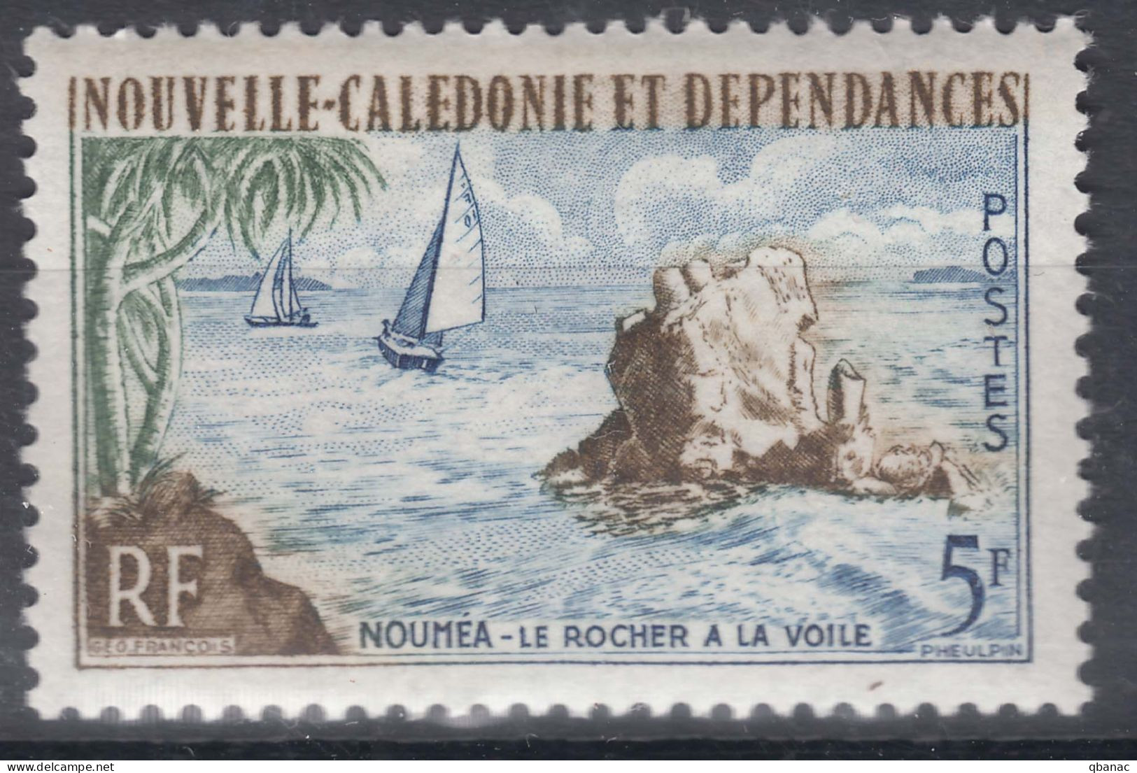 New Caledonia Nouvelle Caledonie 1962 Mi#380 Mint Hinged - Neufs