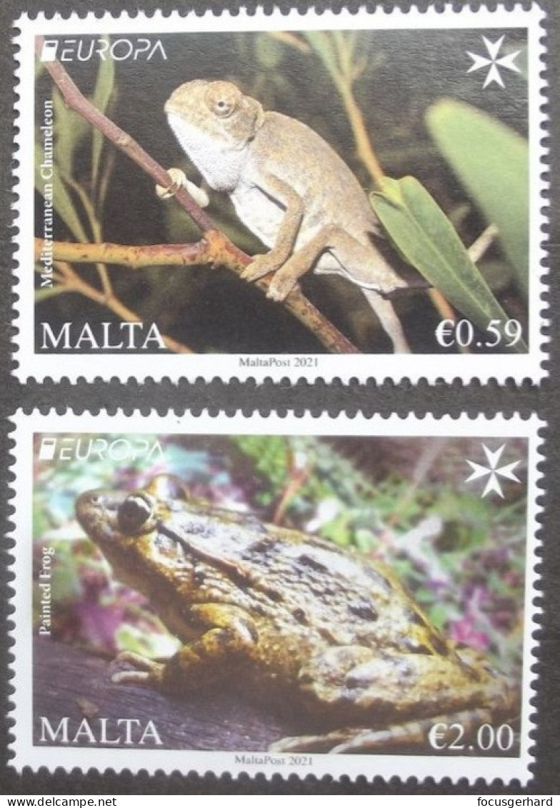 Malta   Europa Cept   Gefährdete Nationale Tierwelt   2021    ** - 2021