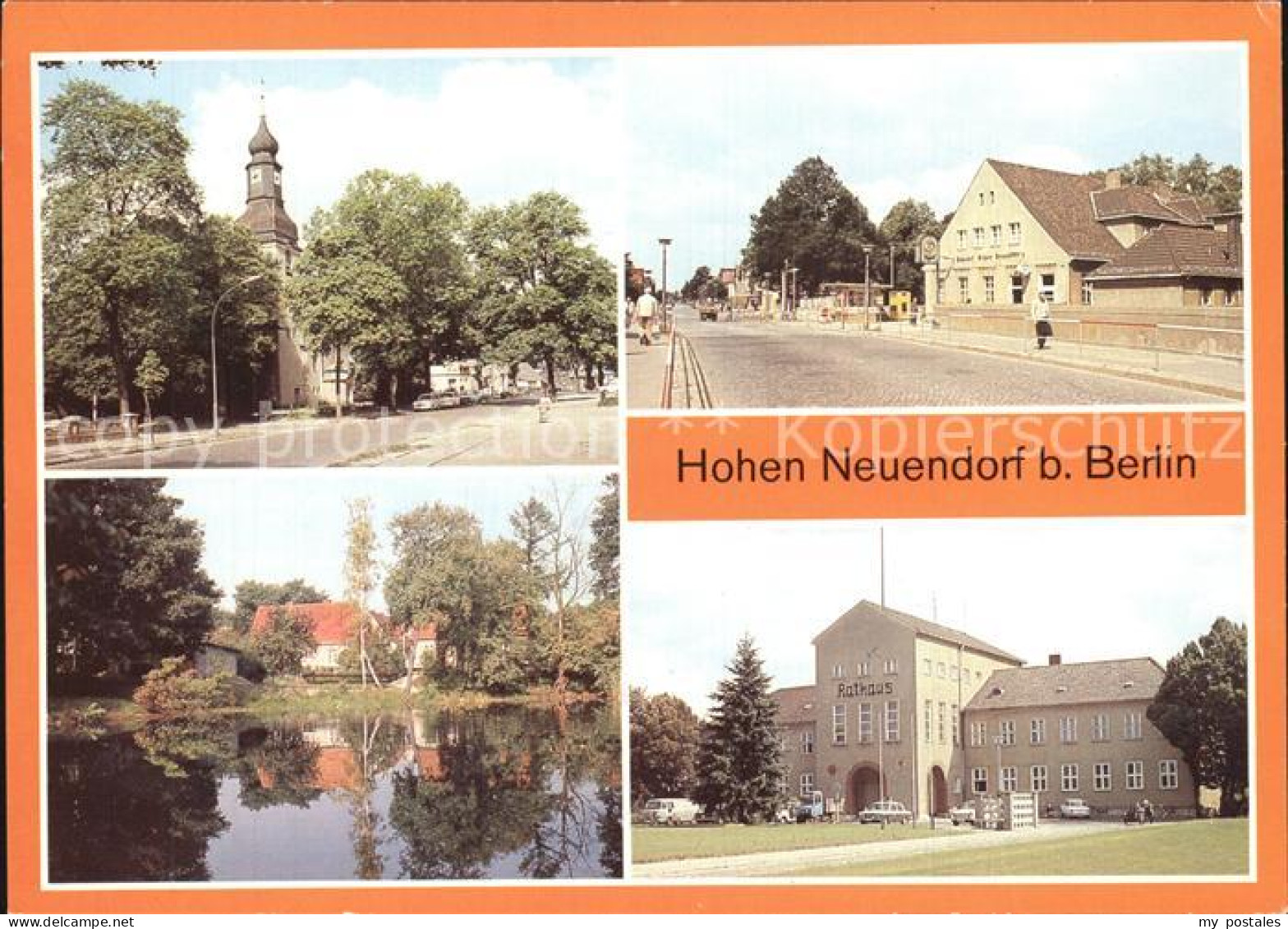 72545355 Hohen Neuendorf Kirche S Bahnhof Rathaus Rotpfuhlen Hohen Neuendorf - Hohen Neuendorf