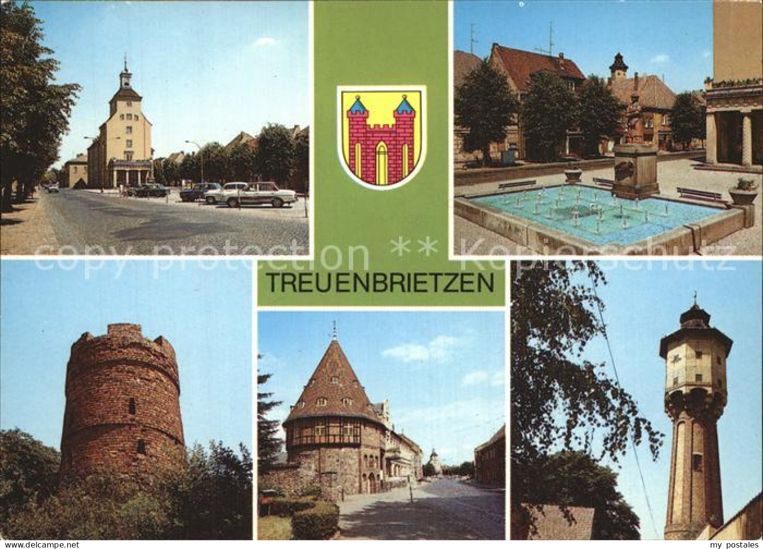 72545343 Treuenbrietzen Rathaus Sabinchenbrunnen Pulverturm Heimatmuseum Wassert - Treuenbrietzen