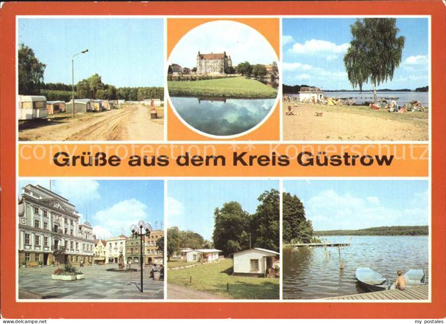 72545323 Guestrow Mecklenburg Vorpommern Lohmen Campingplatz Garder See Schloss  - Guestrow