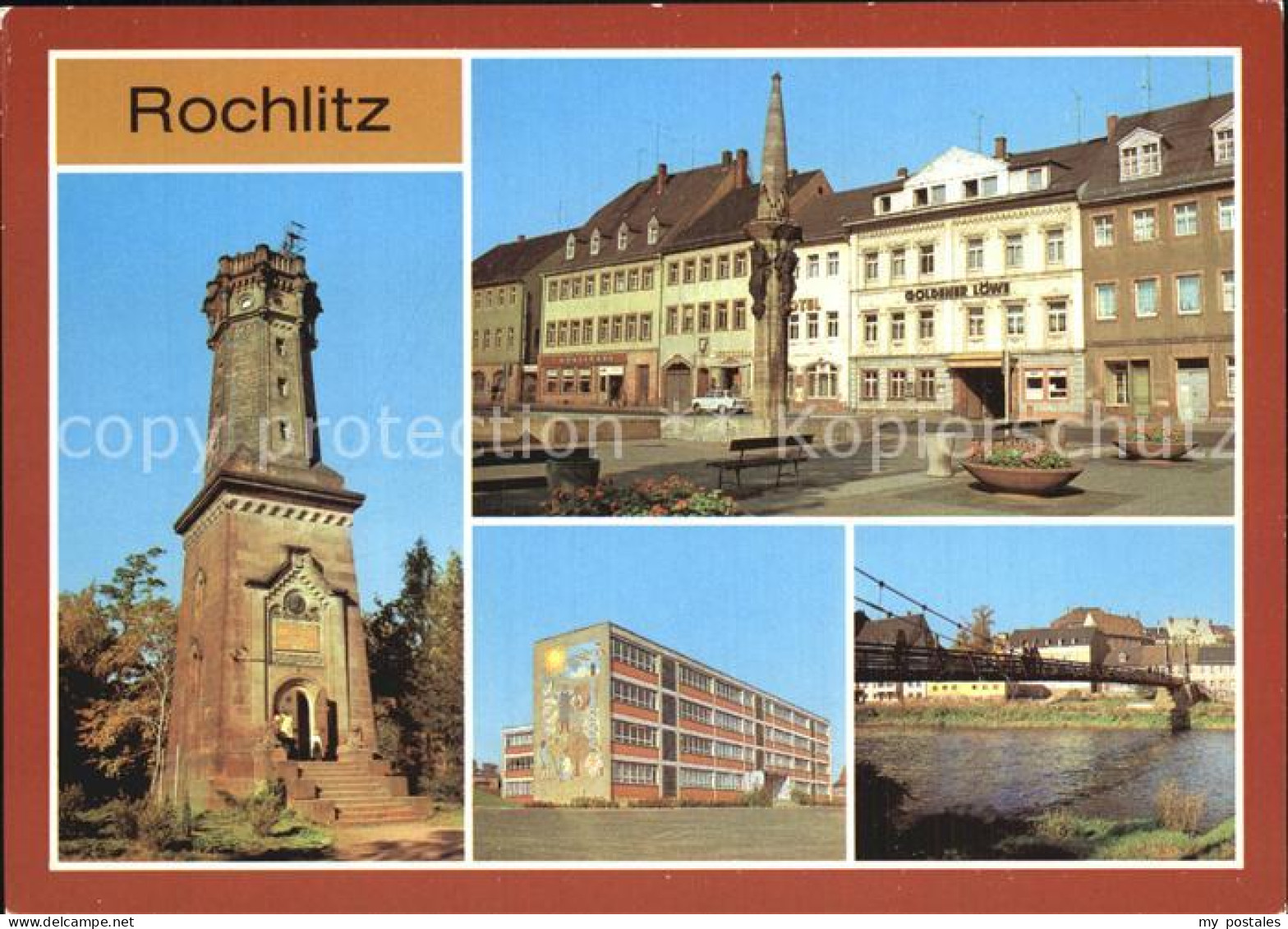 72545234 Rochlitz Sachsen Aussichtsturm Platz Der Befreiung Hermann Matern Obers - Rochlitz