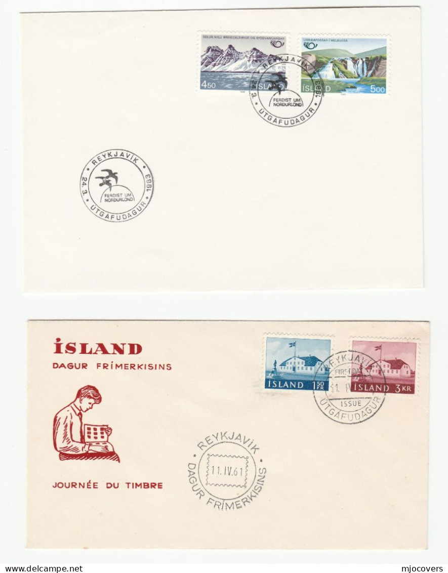 4 ICELAND 1960- 1983  FDCs   Fdc Cover Stamps - FDC