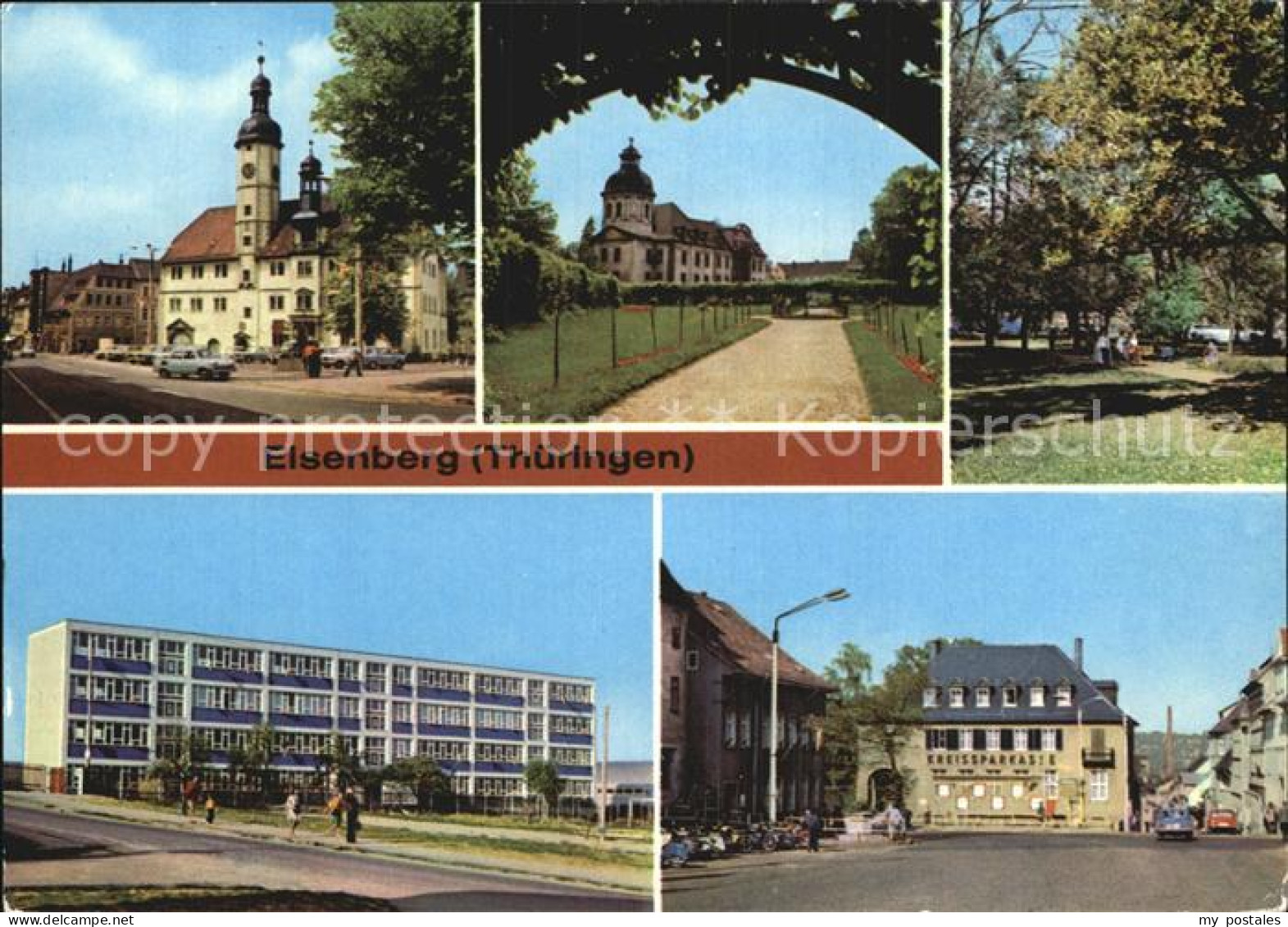 72545165 Eisenberg Thueringen Rathaus Schlossgarten Park Es Friedens Eisenberg - Eisenberg