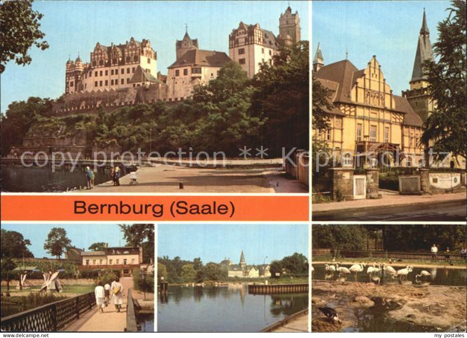 72545163 Bernburg Saale Schloss Kreiskulturhaus Baerenburg Indianerdorf Tierpark - Bernburg (Saale)