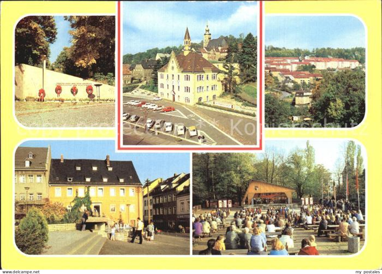 72545161 Hohenstein-Ernstthal Rathaus Altmarkt Fritz Heckert Siedlung Plattenber - Hohenstein-Ernstthal