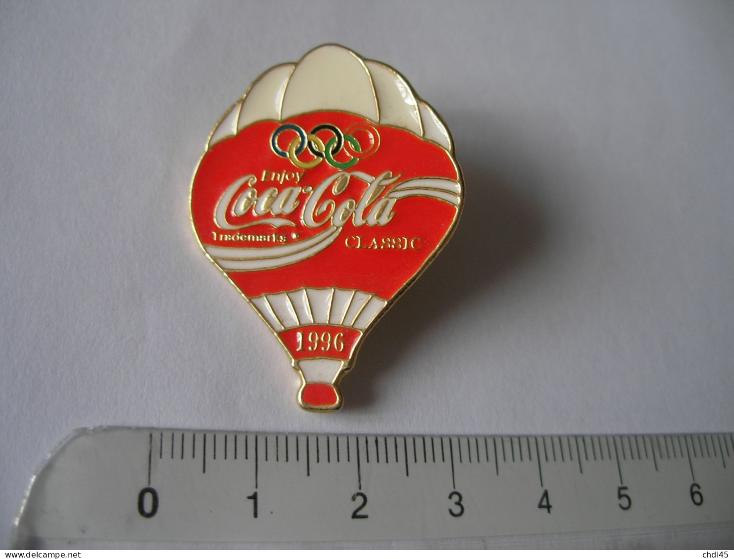 Montgolfière COCA COLA CLASSIC 1996 Anneaux Olympiques ATLANTA ? - Coca-Cola