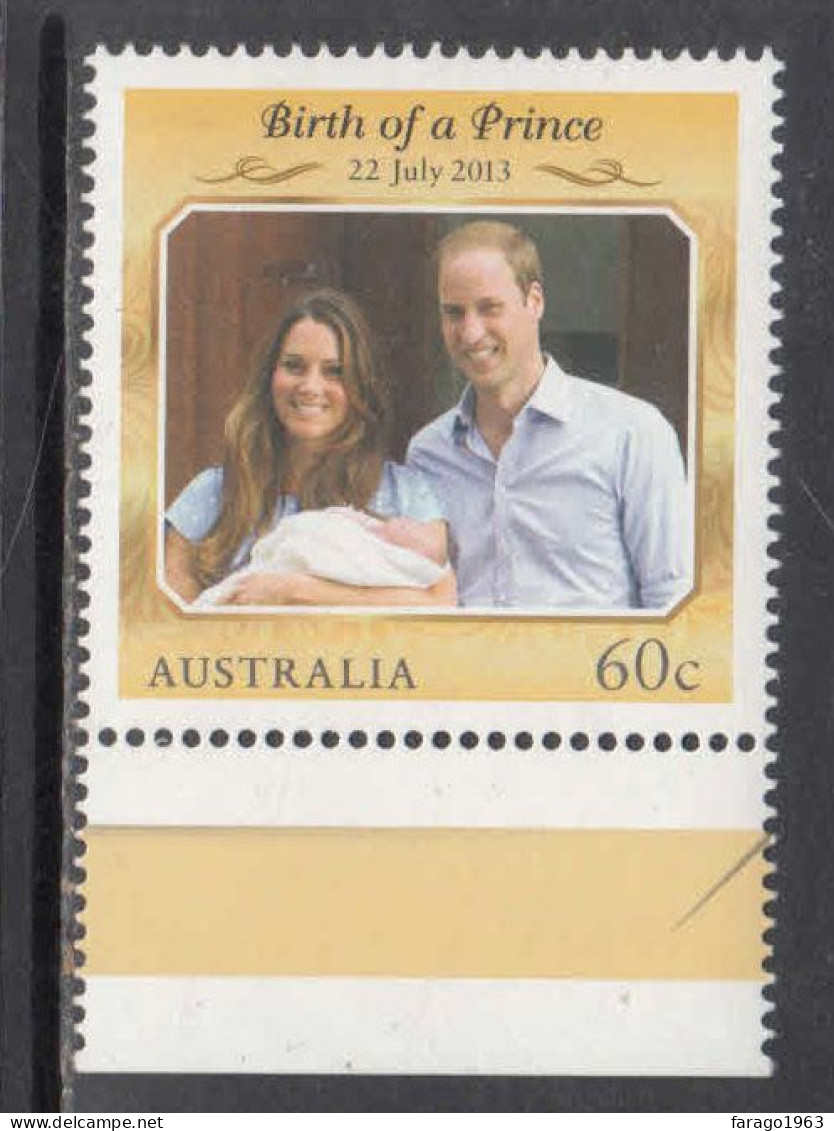 2013 Australia Royal Baby Complete Set Of 1 MNH - Mint Stamps