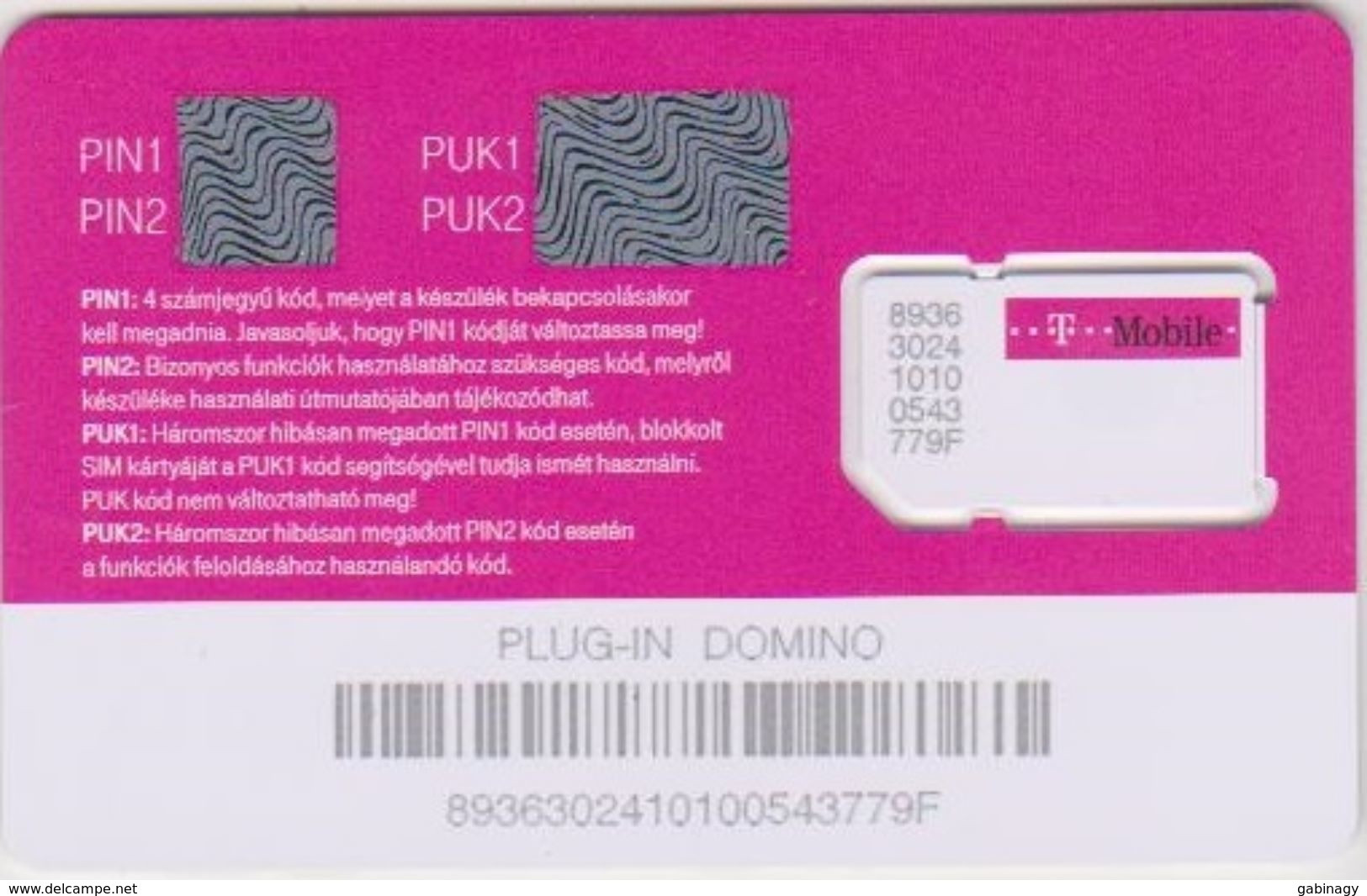 GSM - HUNGARY - T-MOBILE - PLUG IN DOMINO - USED - Hongrie