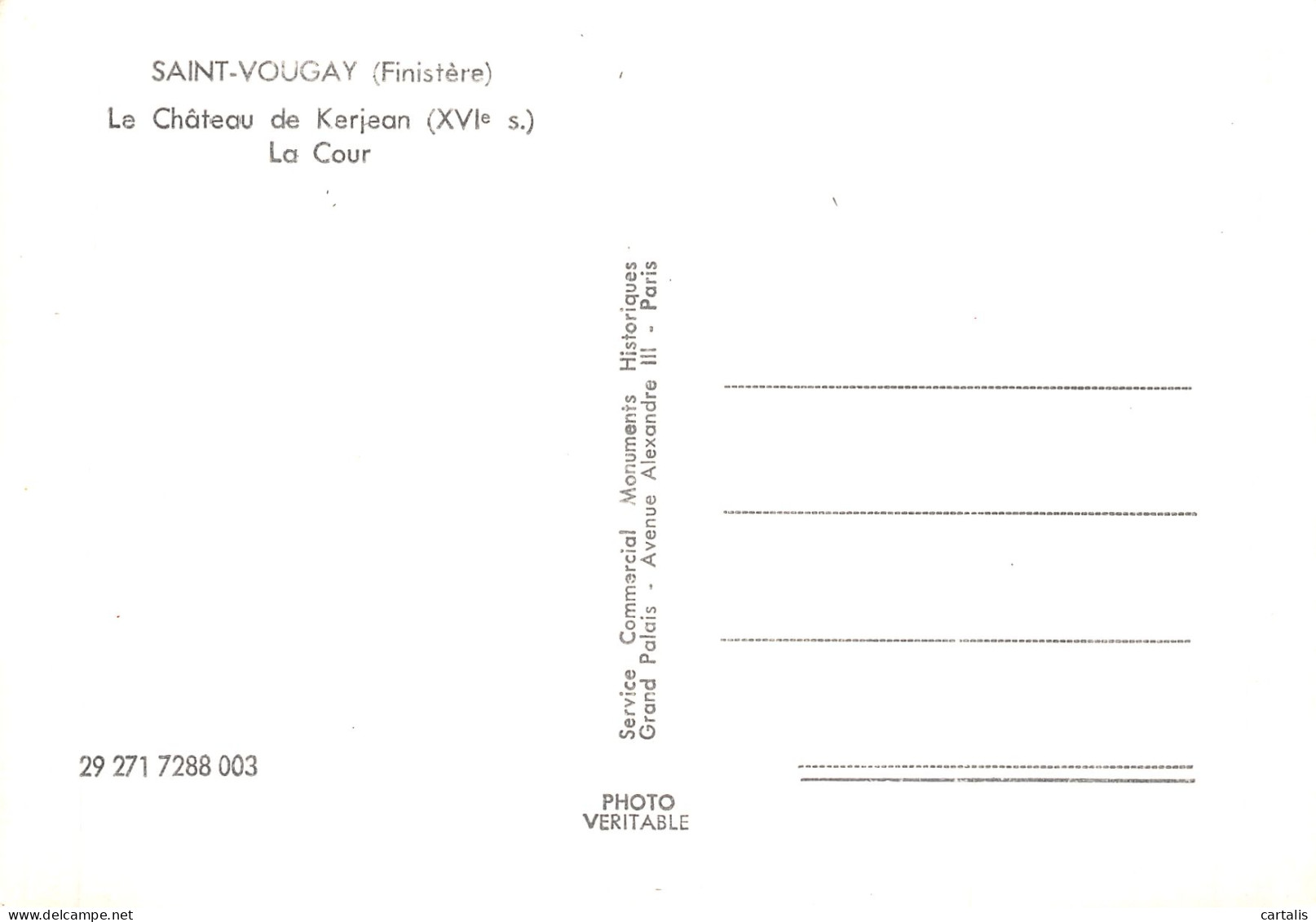 29-SAINT VOUGAY-N°C-4355-D/0029 - Saint-Vougay
