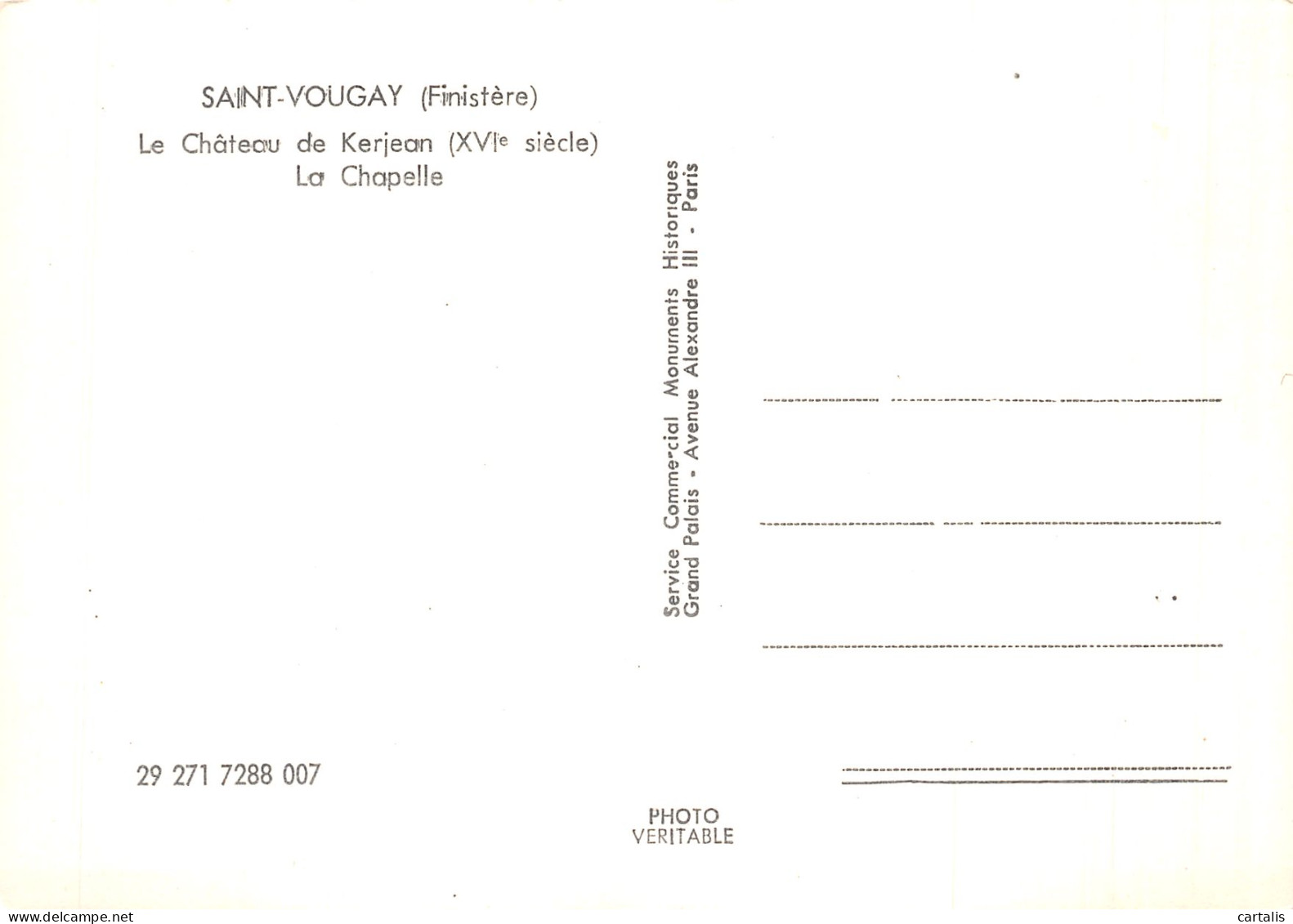 29-SAINT VOUGAY-N°C-4355-D/0023 - Saint-Vougay