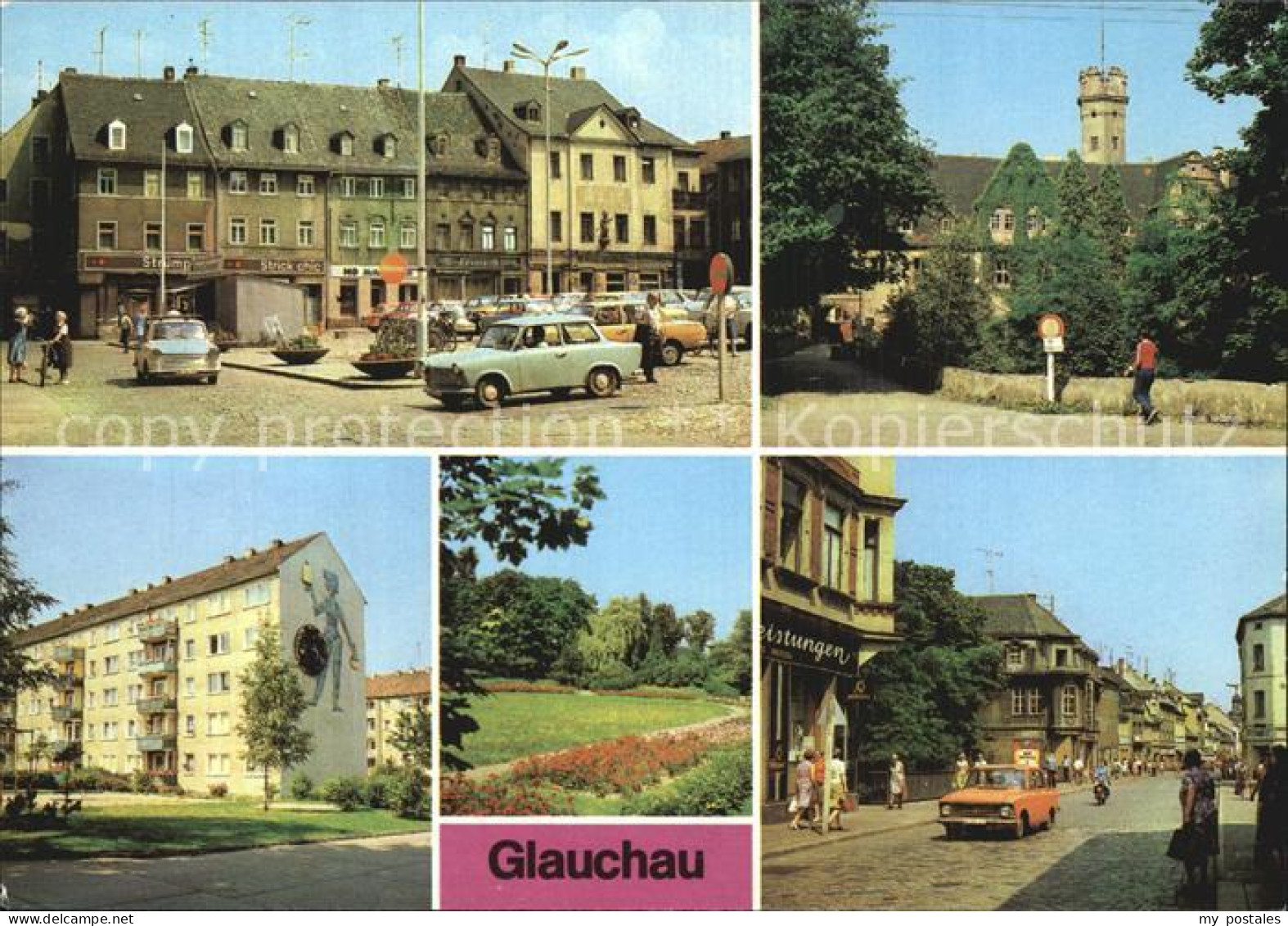 72544517 Glauchau Markt Schloss Rosarium Glauchau - Glauchau