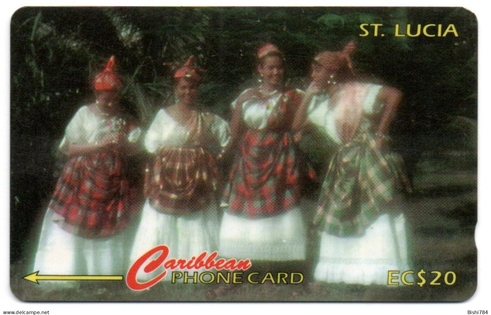 St. Lucia - Women Of St Lucia In Their National Wear - 96CSLA - Sainte Lucie