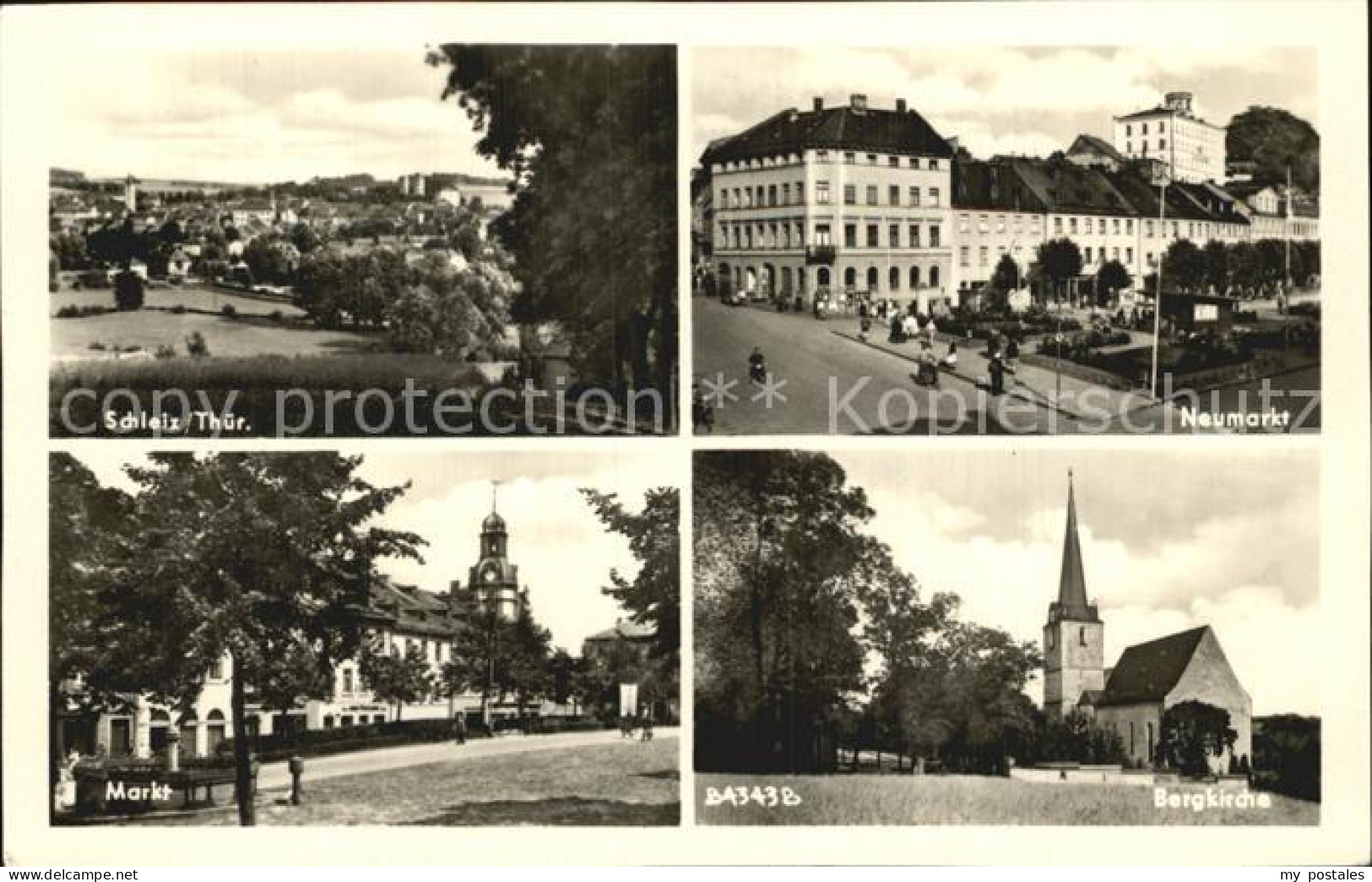 72544379 Schleiz Neumarkt Markt Bergkirche Schleiz - Schleiz