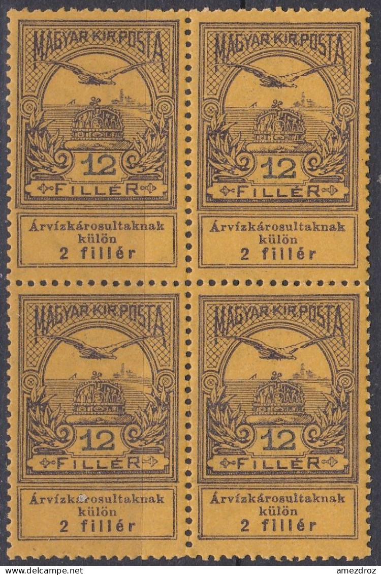 Hongrie 1912 Mi 151 NMH  ** Aide Aux Victimes Des Inondations, Turul Sur La Couronne De Saint-Étienne  (A9) - Unused Stamps