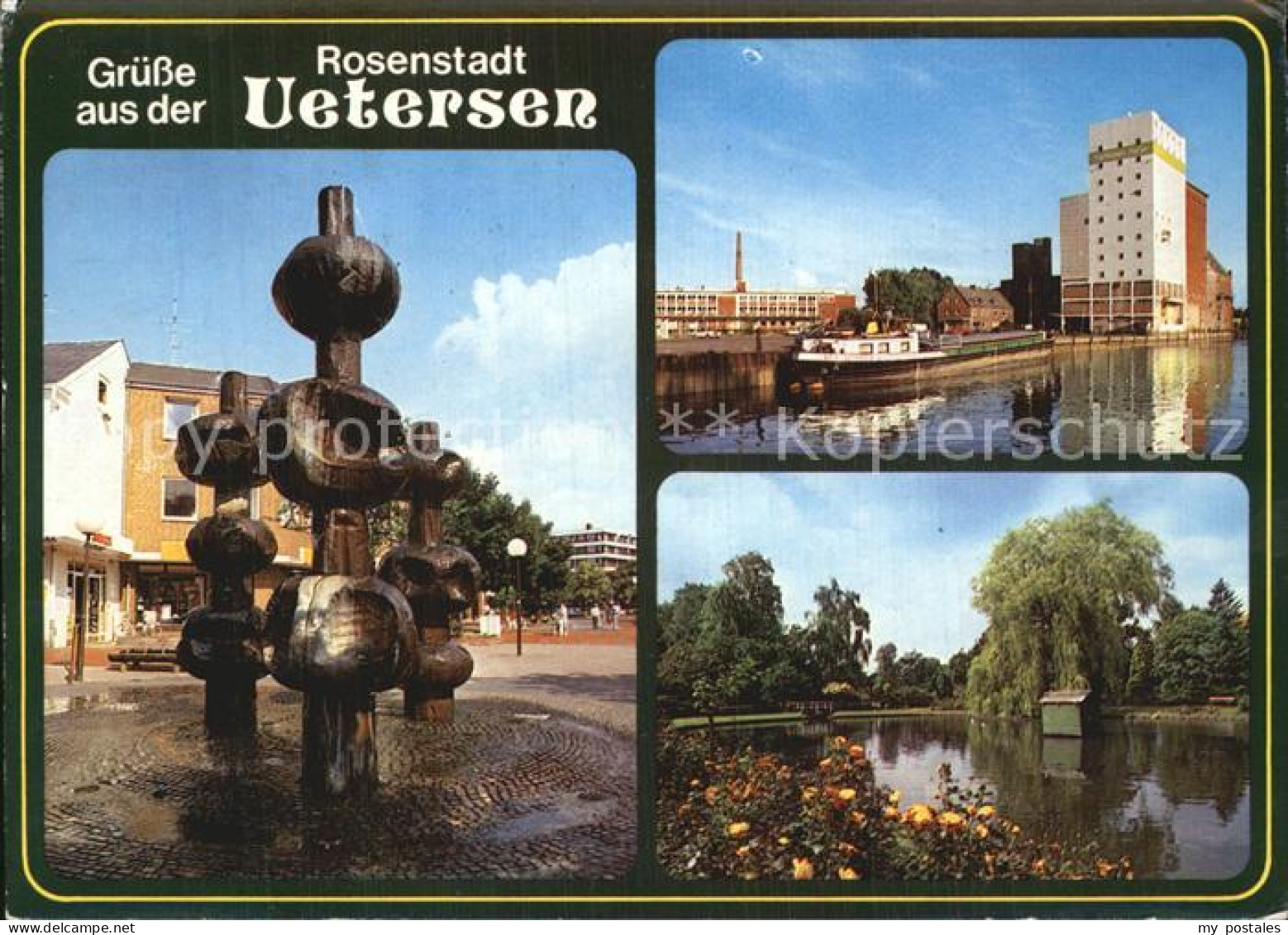 72543582 Uetersen Skulptur Schiffsliegeplatz Schwanenteich Uetersen - Uetersen