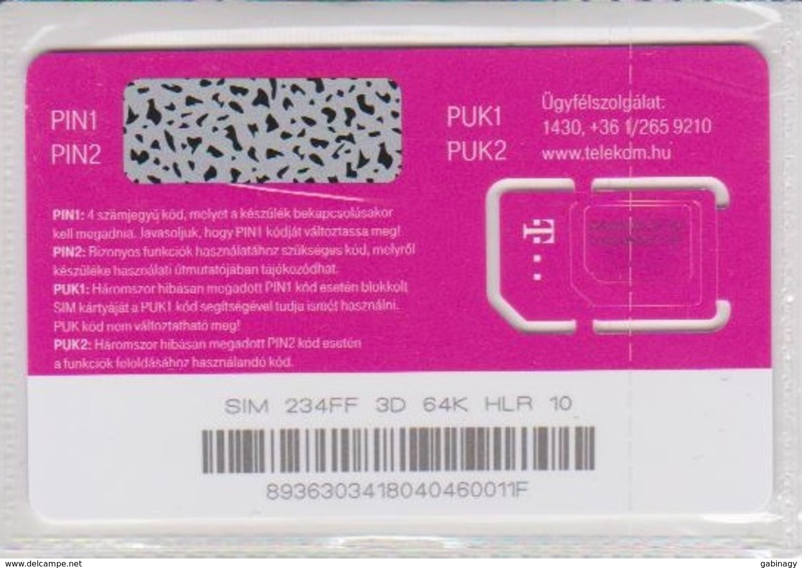 GSM - HUNGARY - T-MOBILE - HLR10  - MINT IN BLISTER - Hungary