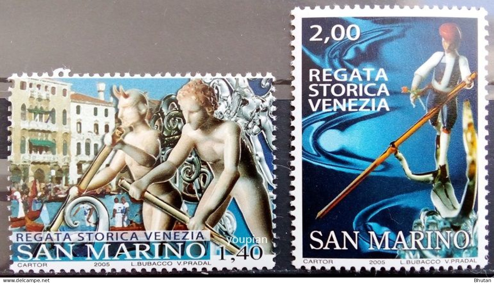 San Marino 2005, Historic Venice Regatta, MNH Stamps Set - Unused Stamps