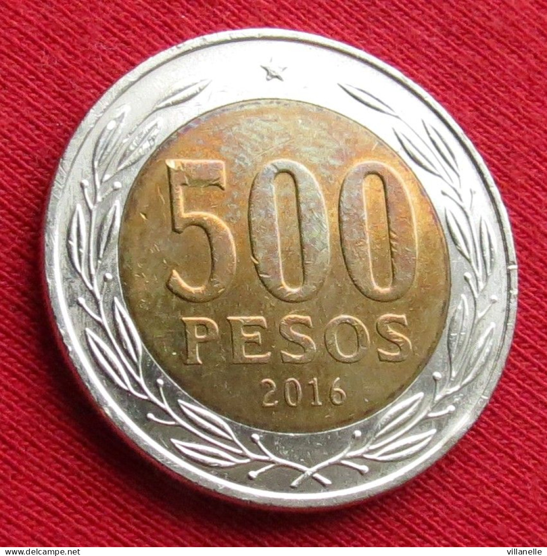 Chile 500 Pesos 2016 KM# 235 Lt 471 *VT  Chili - Cile