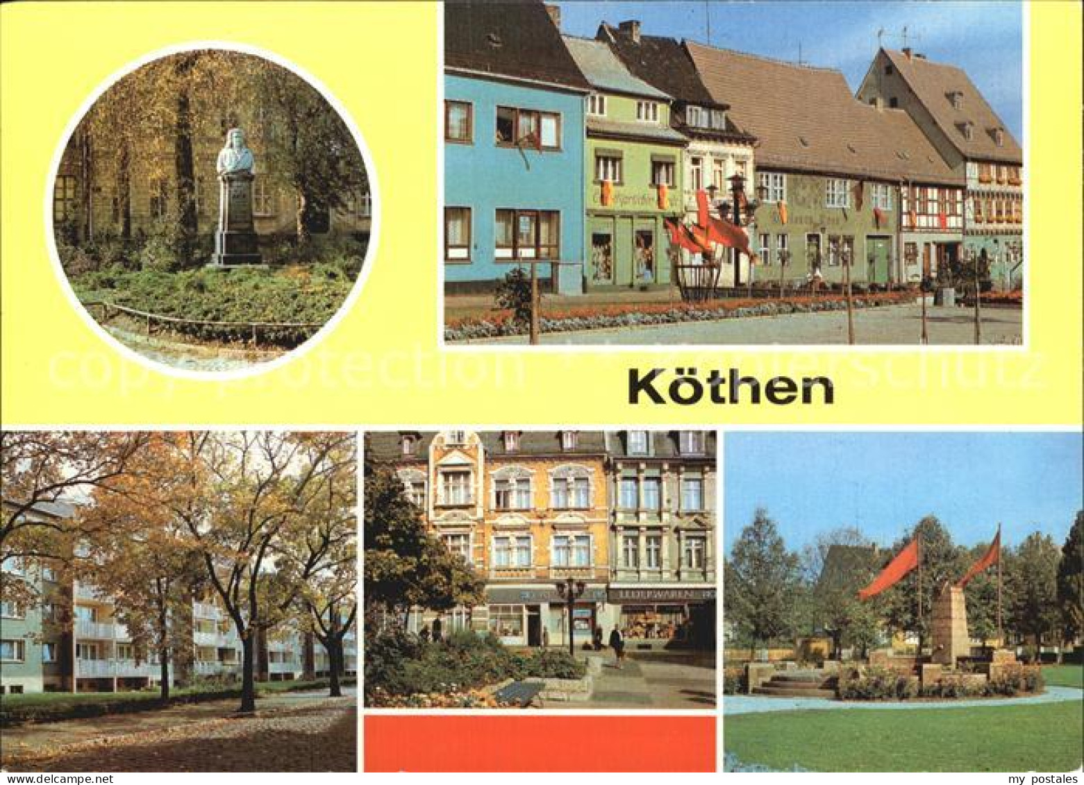 72543173 Koethen Anhalt Bachdenkmal Holzmarkt Bernhard Kellermann Str Unterer Bo - Köthen (Anhalt)