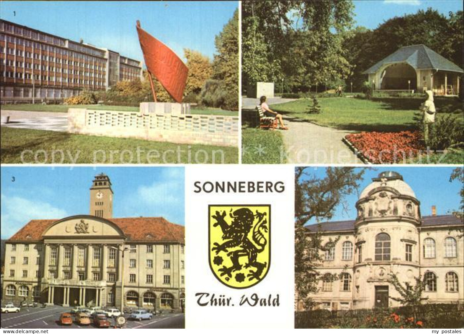 72542935 Sonneberg Thueringen Ehrenmal An Der Karl Marx Strasse Stadtpark Rathau - Sonneberg