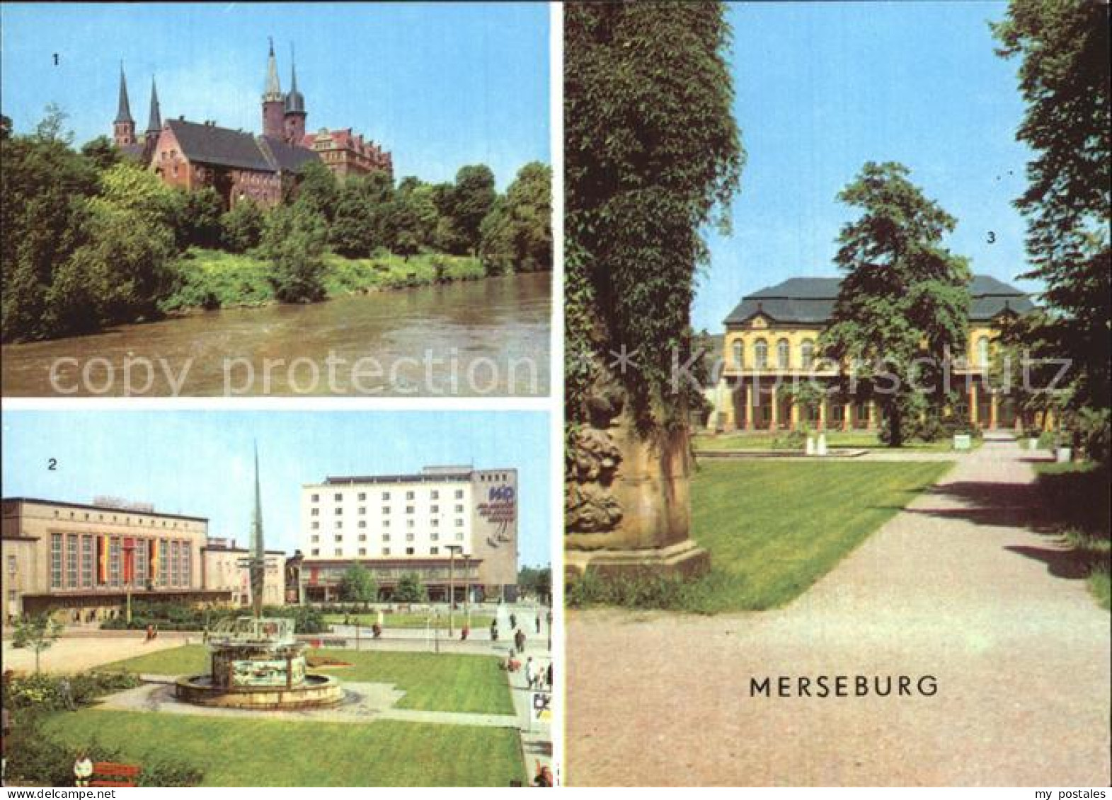 72542867 Merseburg Saale Schloss Und Dom Gargarinplatz Schlossgarten Merseburg - Merseburg