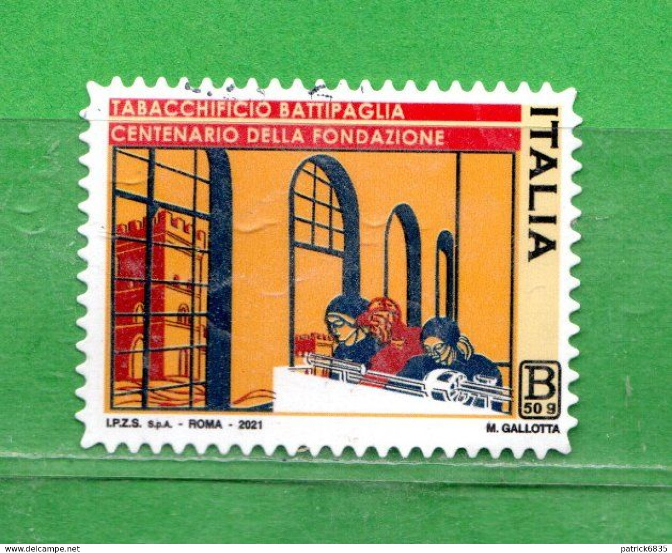 Italia °- 2021 -100 Anni Del Tabacchificio Di Battipaglia  Unif. 4181  USato. - 2021-...: Used