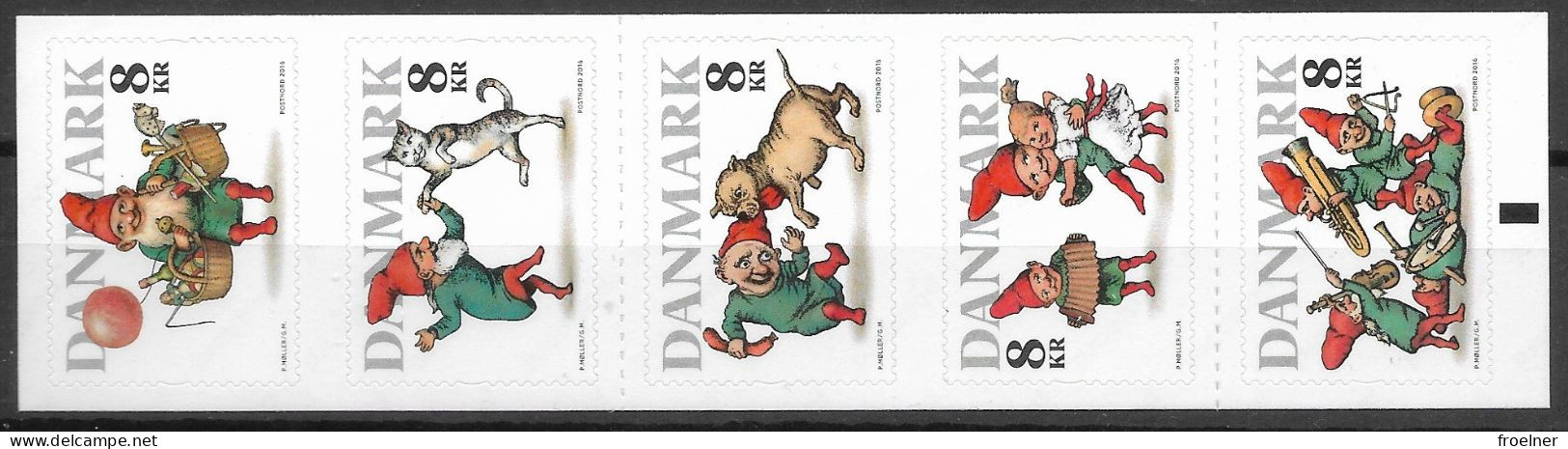 Denmark Michel DK 1904-1908 Winter Stamps - Pixies - MNH - Nuovi