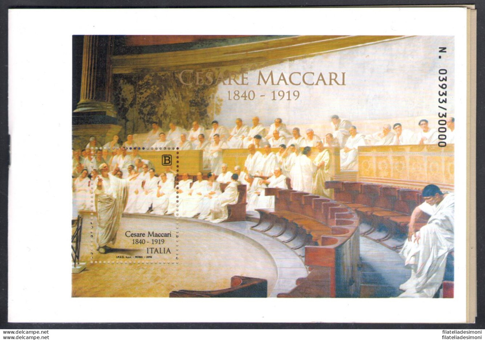 2019 ITALIA , Libretto Cesare Maccari , 30.000 Tiratura MNH** - Postzegelboekjes