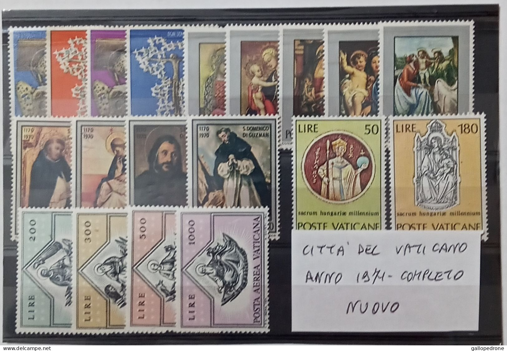 1971-72 Vaticano, Annate Complete-Francobolli Nuovi 38 Valori+1 Foglietto-MNH ** - Nuevos