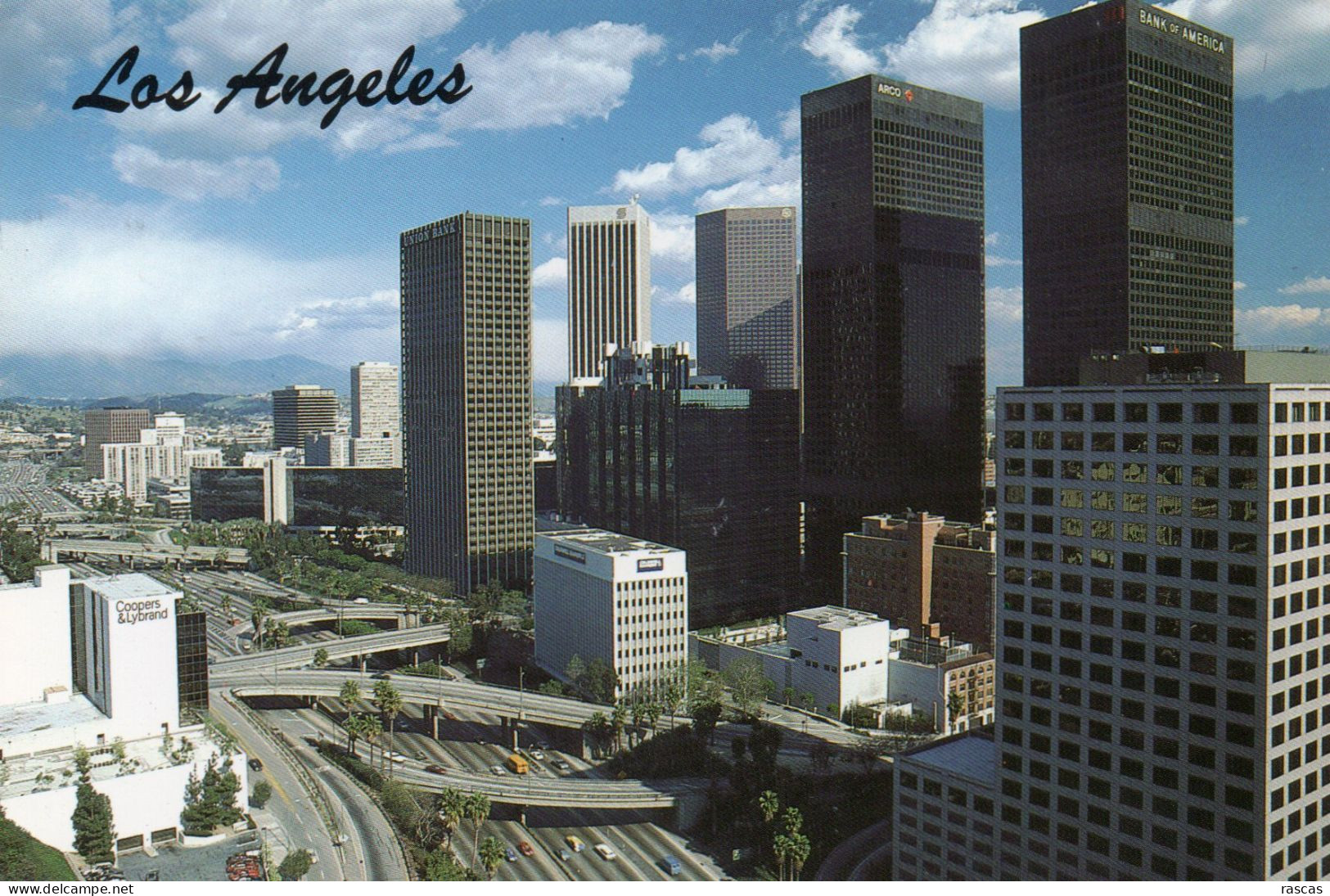 CPM - P - USA - ETATS UNIS - CALIFORNIE - LOS ANGELES - THIS IS A CLOSE VIEW OF THE DOWNTOWN SKYLINE - Los Angeles
