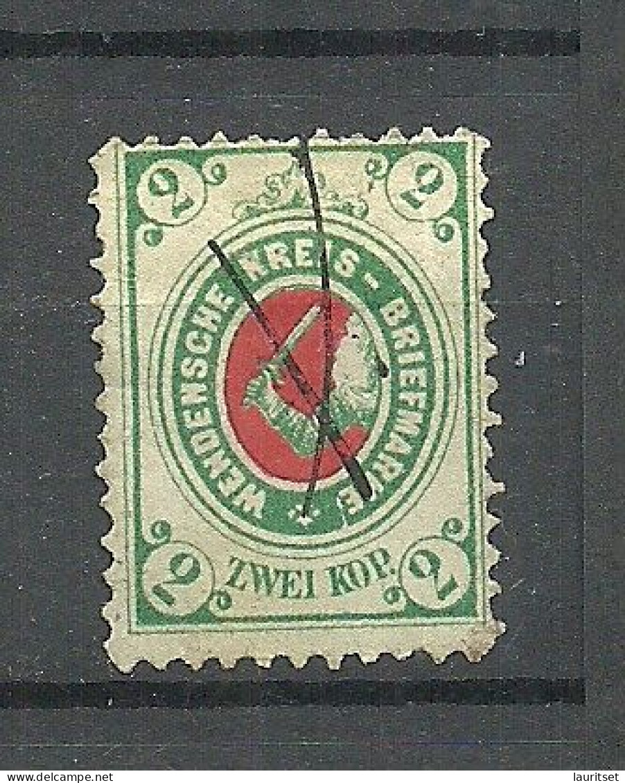 RUSSIA Latvia 1880 Lettland Wenden Michel 10 O - Zemstvos