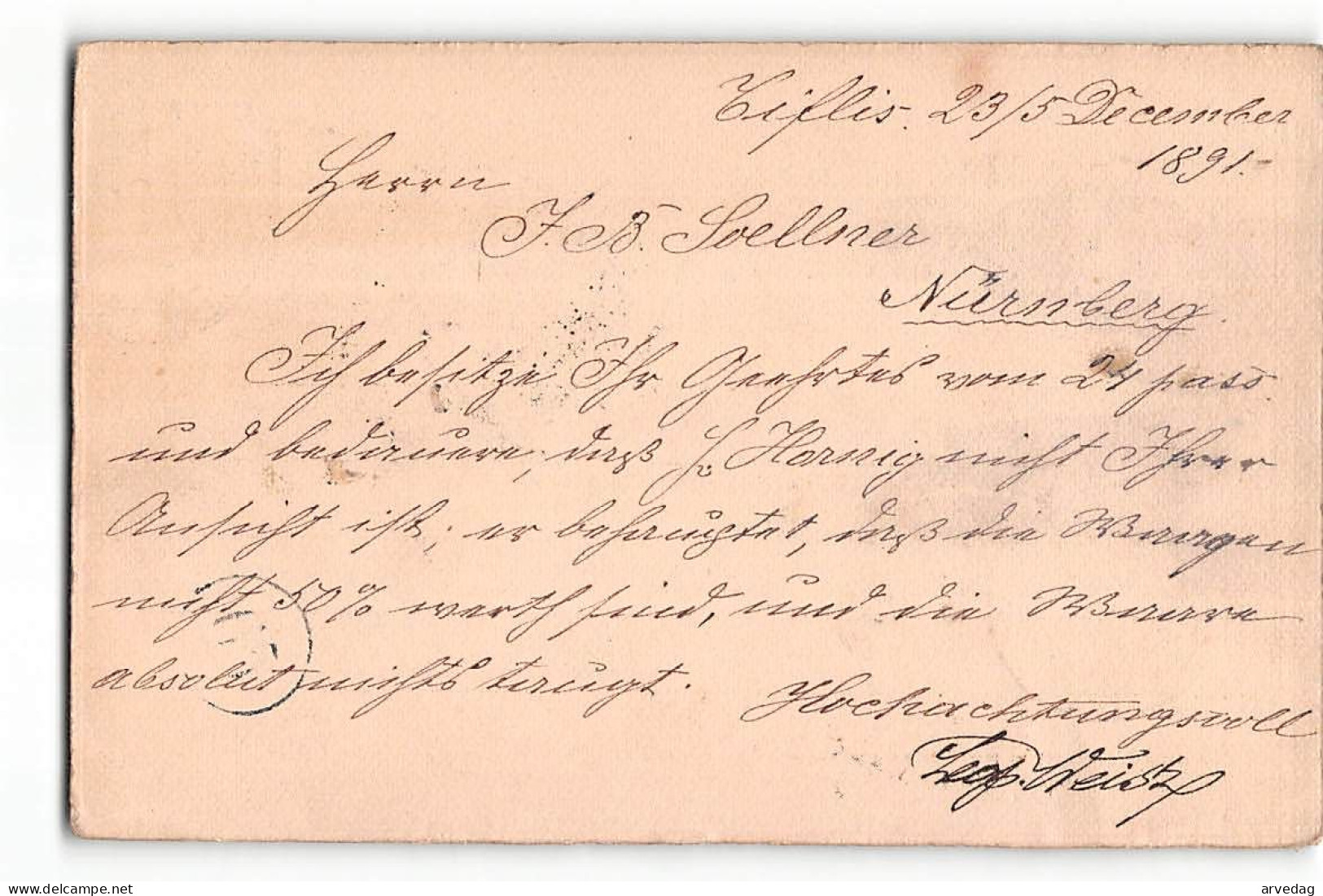 16256 PROBABLY TBLISI  TO NUERNBERGH - Entiers Postaux