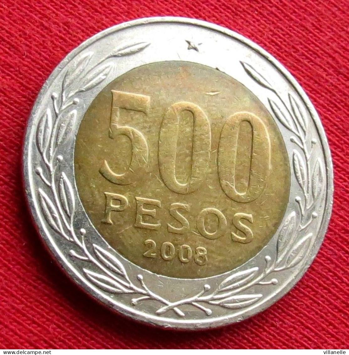 Chile 500 Pesos 2008 KM# 235 Lt 232 *V2T  Chili - Chili