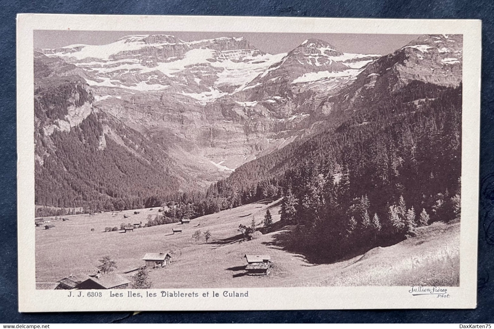 Les Lles, Les Diablerets Et Le Culand/ Fotokarte - Ollon