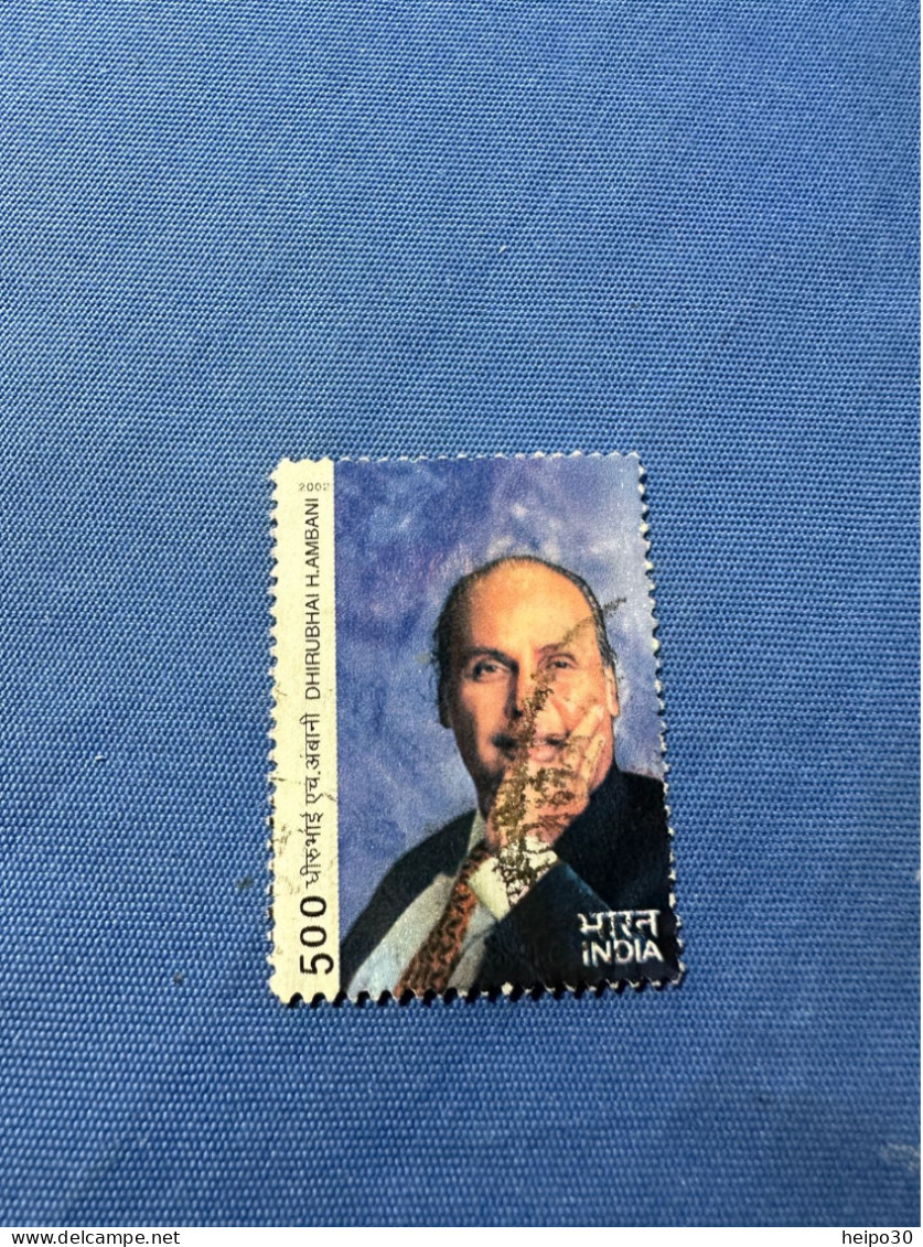 India 2002 Michel 1940 Dhirubhai H. Ambani - Used Stamps