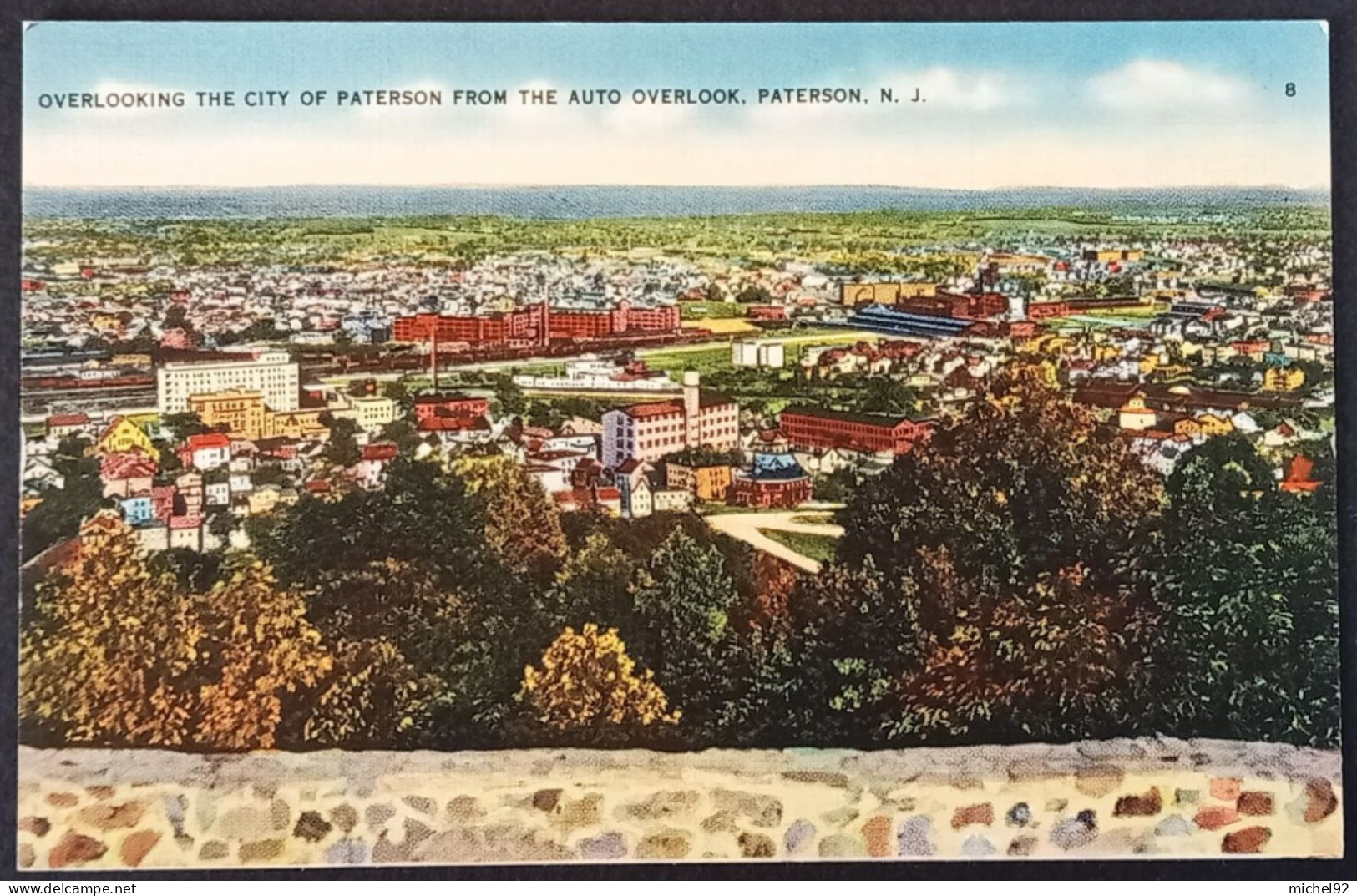 CPA - Overlooking The City Of Paterson From The Auto Overlook - Paterson