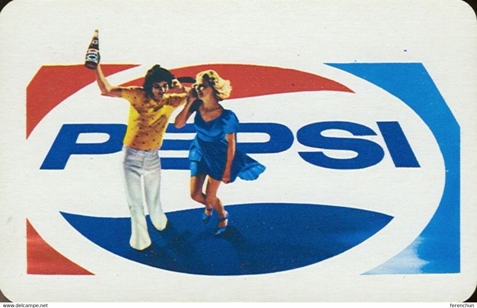 PEPSI * COLA * SOFT DRINK * WOMAN * GIRL * BUDAPEST * CALENDAR * ETV 1977 * Hungary - Kleinformat : 1971-80