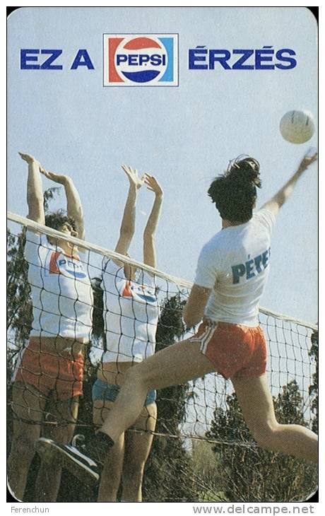 PEPSI * COLA * SOFT DRINK * VOLLEYBALL * SPORT * BUDAPEST * CALENDAR * ETV 1983 * Hungary - Petit Format : 1981-90