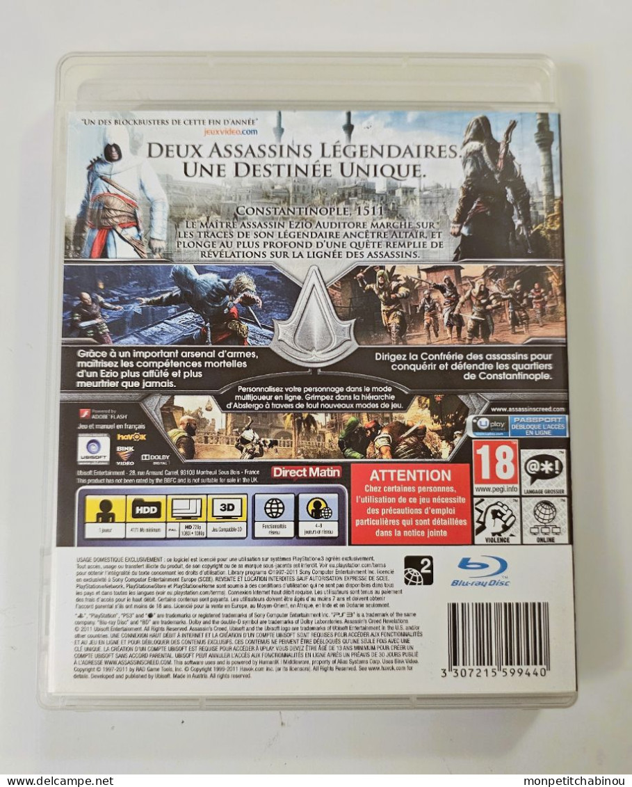 Jeu Vidéo PS3 : ASSASSIN' CREED REVELATIONS - PS3