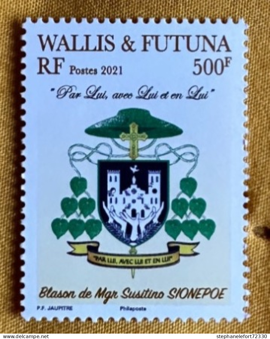 Wallis Et Futuna 2021 - NEUF ** -  Blason De Mgr Susitino SIONEPOE - Ungebraucht