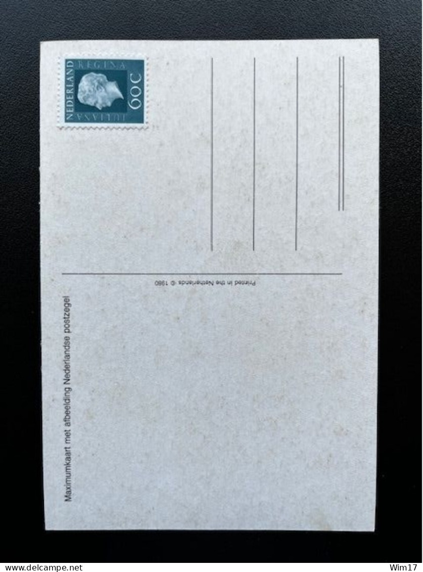 NETHERLANDS 60 CENT JULIANA REGINA MAXIMUM CARD NEDERLAND - Maximumkarten (MC)