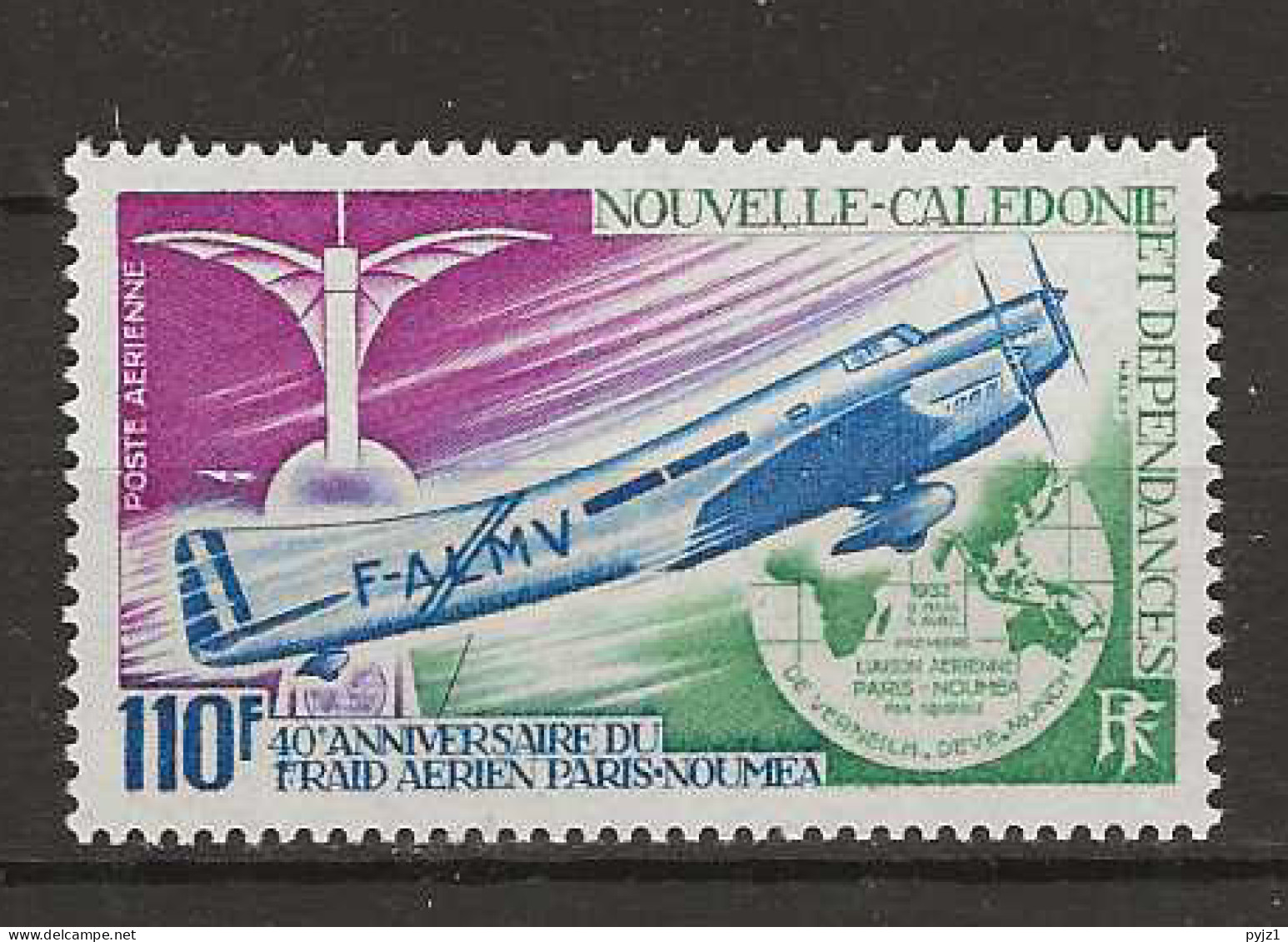 1972 MNH Nouvelle Caladonie Mi  518 Postfris** - Nuovi