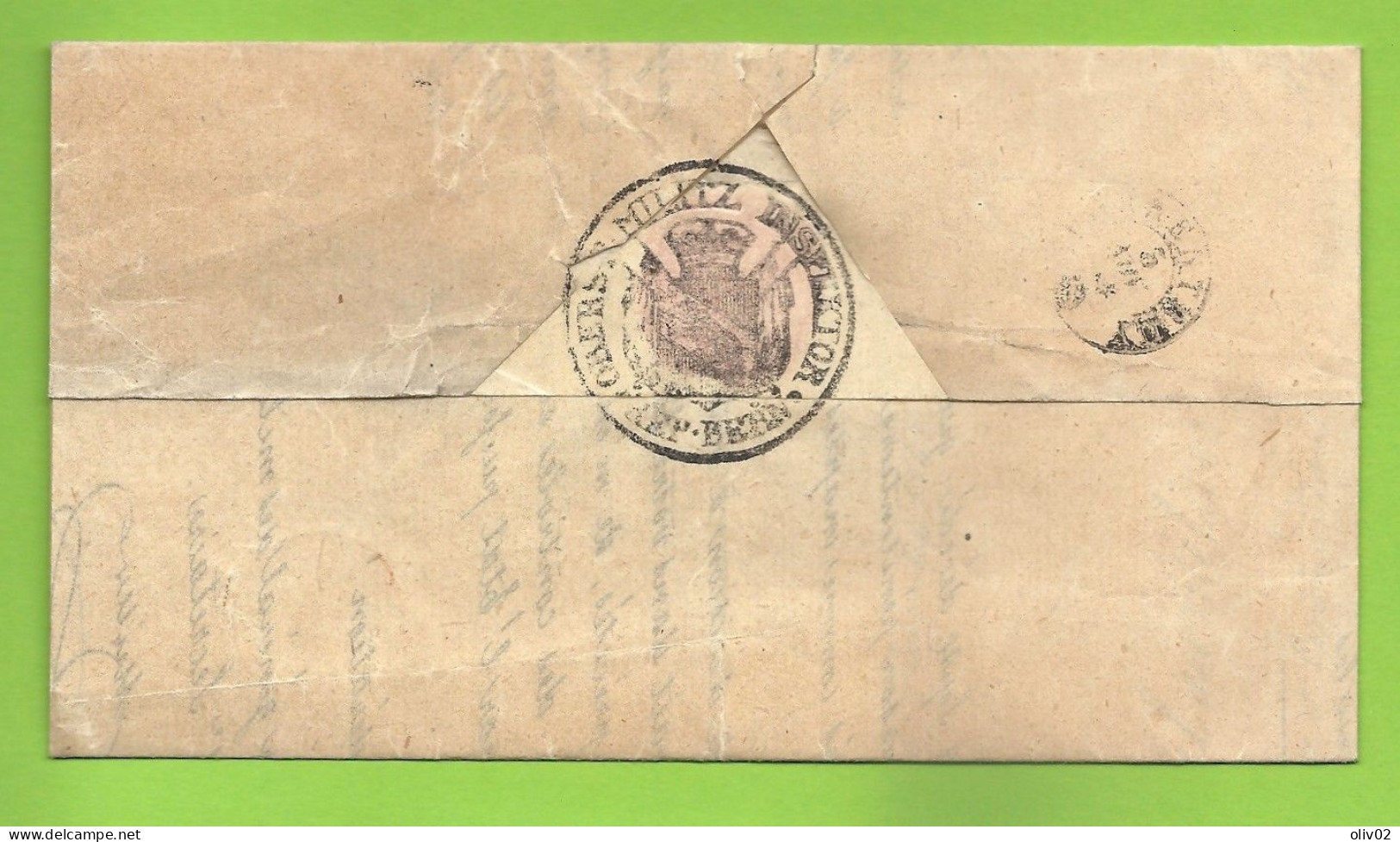 BERN Pour MORTZ; Capitaine De La 3e Compagnie Des Fusilliers Du 8e Bataillon à Porrentruy. Inspection Des Milices - ...-1845 Prephilately