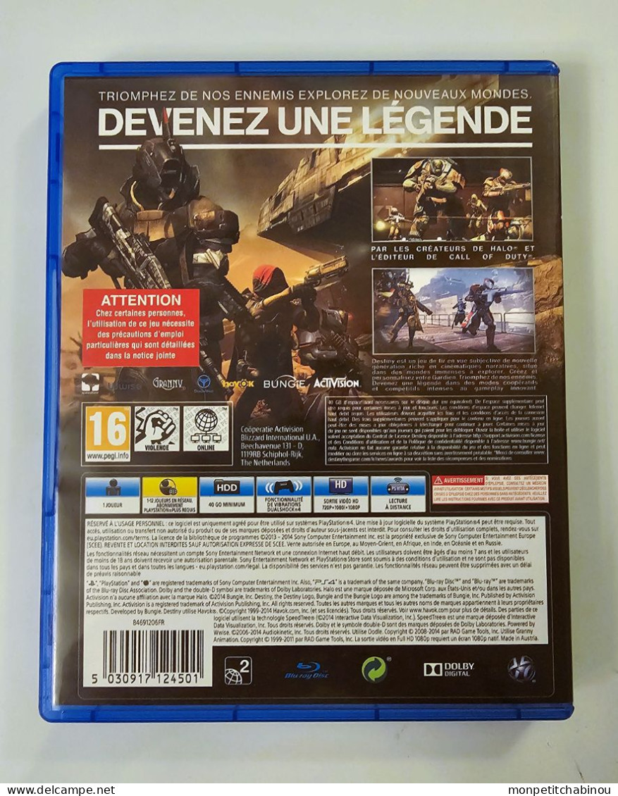 Jeu Vidéo PS4 : DESTINY - PS4